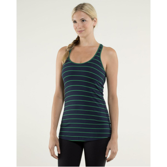 Lululemon Cool Racerback Slim Tank Navy 4 NWOT - Picture 4 of 11